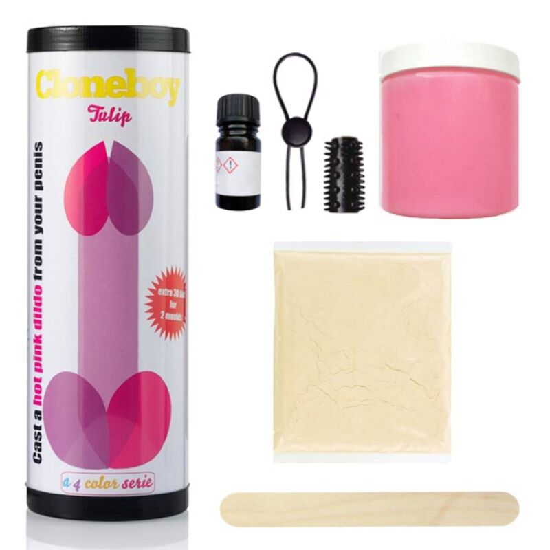 Dildo Cloneboy rosa tulipano intenso
