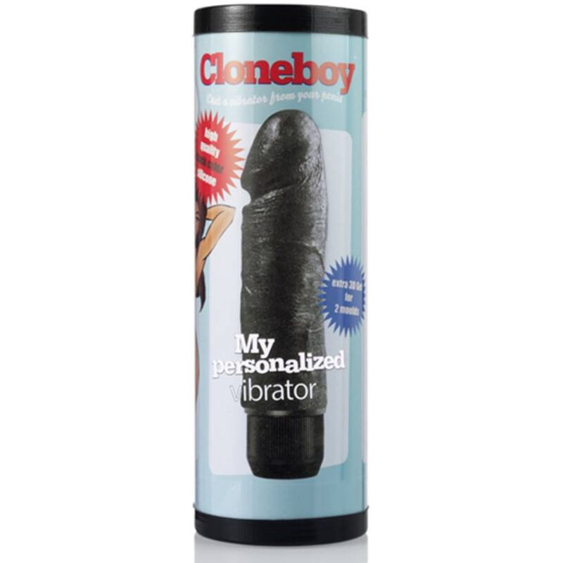 Cloneboy – Dildo-Abformset mit Vibrator in Schwarz