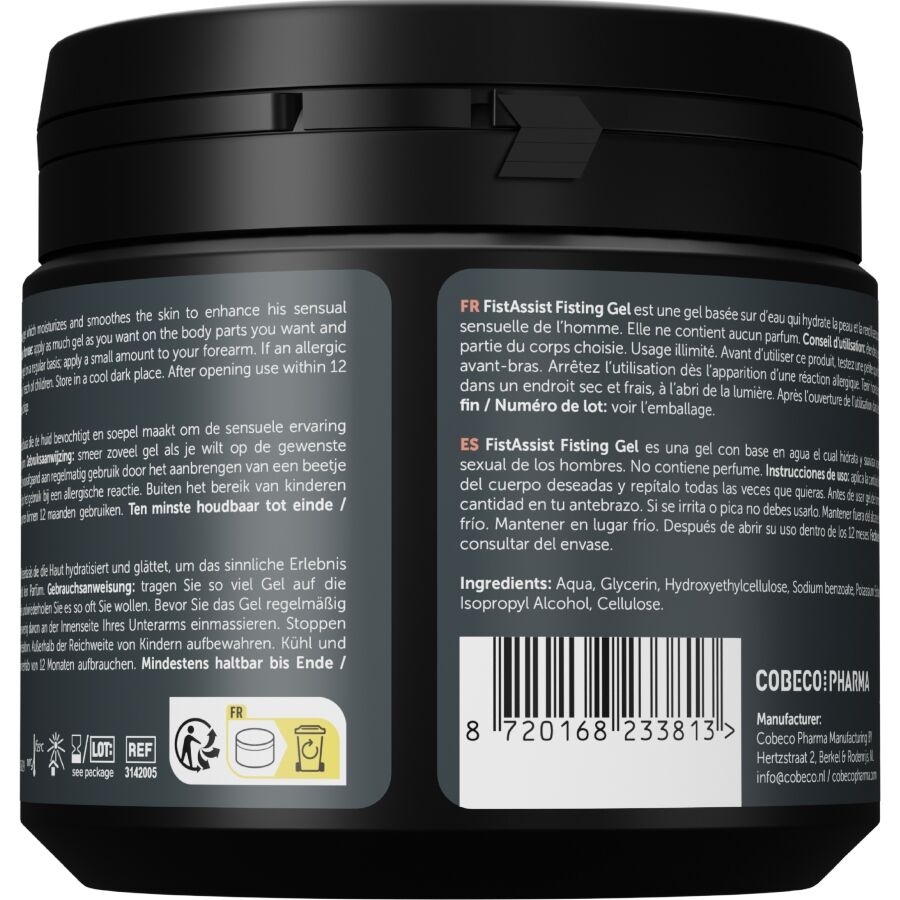 Cobeco Fist Assist, extra dickes Fisting-Gleitgel auf Wasserbasis, 500 ml