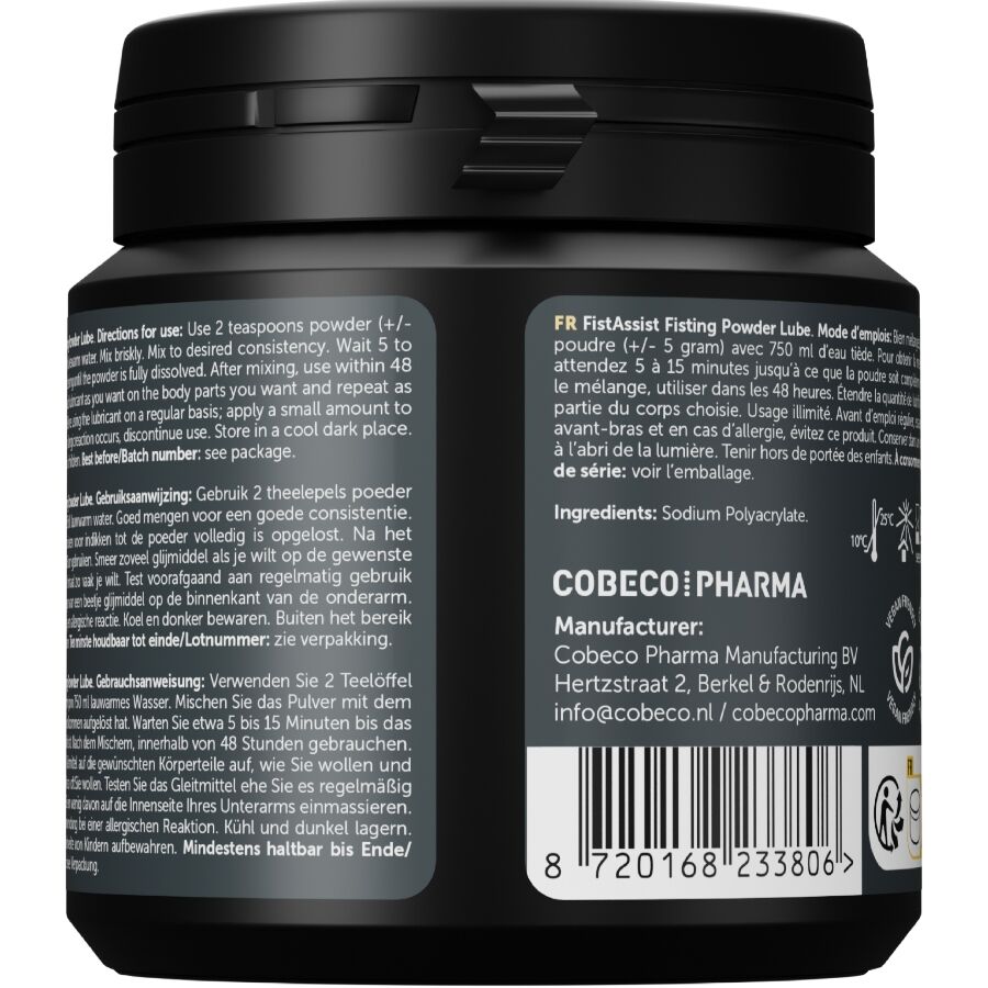 Cobeco Pharma — Fist assist lubrifiant en poudre 135 gr