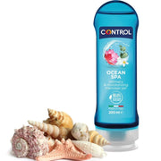 Control – Gel 2 en 1 de masaje y placer Mediterranean Sea, 200 ml