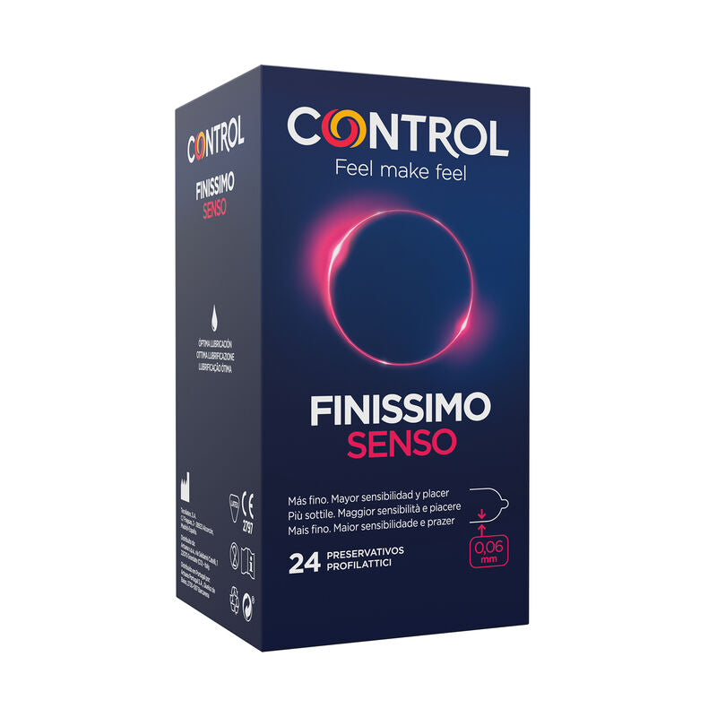 Control Finissimo Senso — Préservatifs, 24 unités