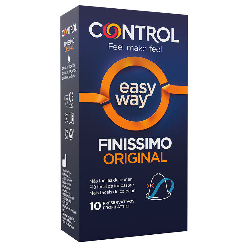 Control Easy Way Finissimo Original – Kondome mit Applikator, 10 Stück