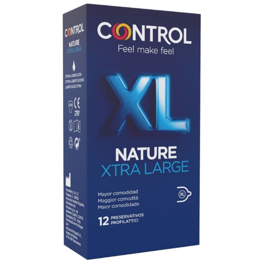 Control Nature XL — Préservatifs, 12 unités