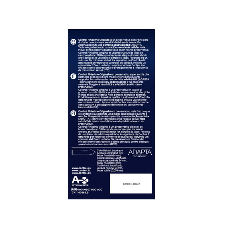 Control Finissimo Original – Preservativi ultrasottili, 24 pezzi