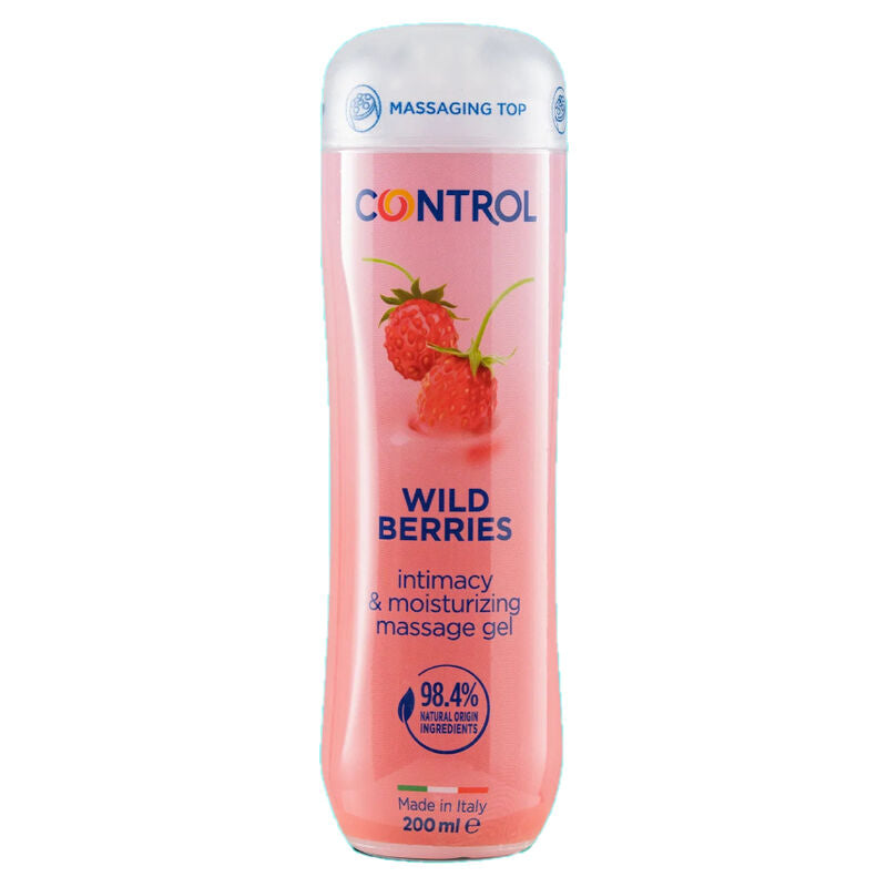 Control – Gel de masaje Wild Berries 3 en 1, 200 ml