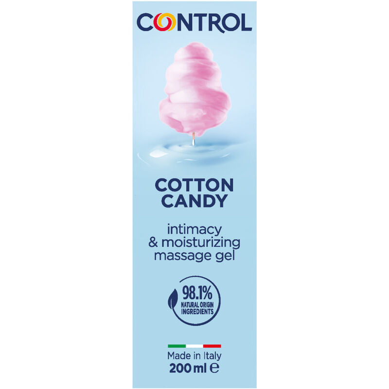 Control Cotton Candy – 3-in-1-Massagegel mit Massagekugeln, 200 ml