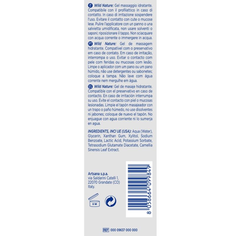Control – Gel de masaje Wild Nature 3 en 1, 200 ml