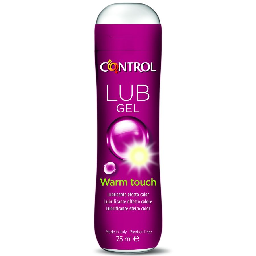 Control – Gel lubricante efecto calor, 75 ml
