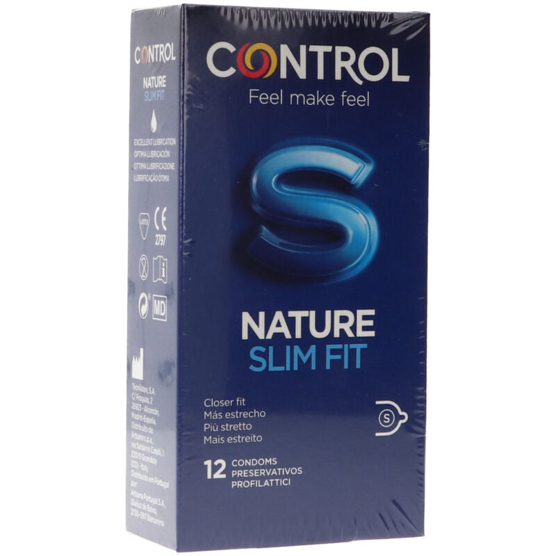 Control Nature Slim Fit — Préservatifs, 12 unités
