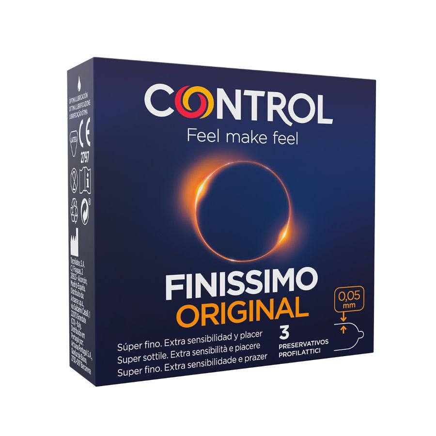 Control Finissimo Original — Préservatifs, 3 unités