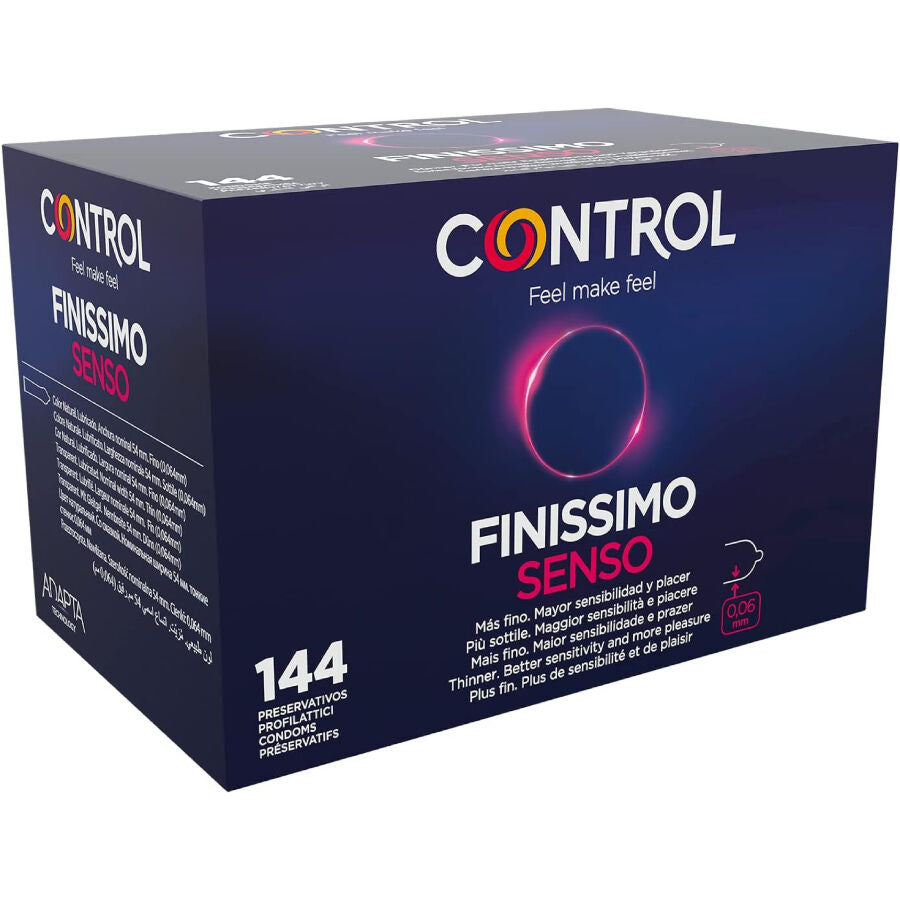 Control Finissimo Senso — Préservatifs, 144 unités