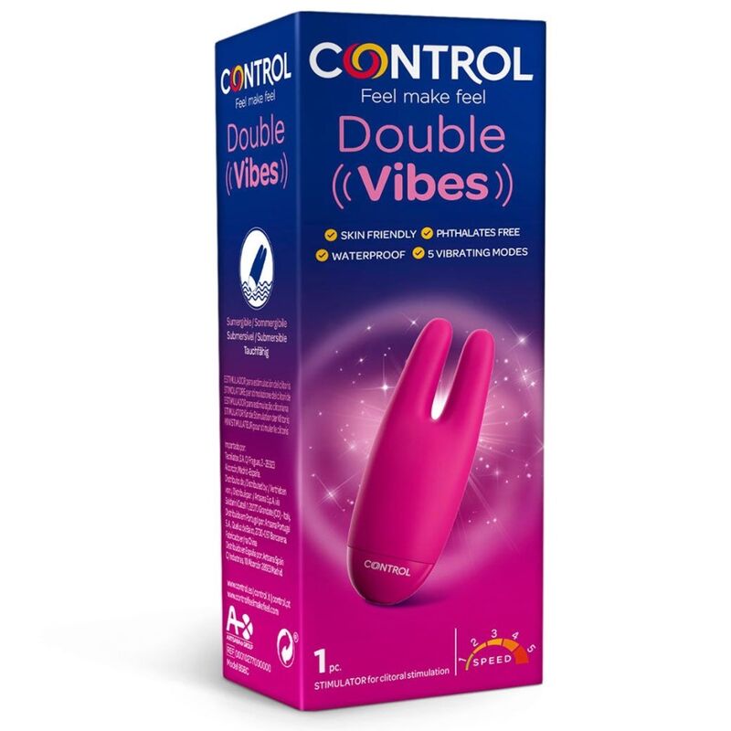 Control Double Vibes – Vibratore clitorideo a due bracci