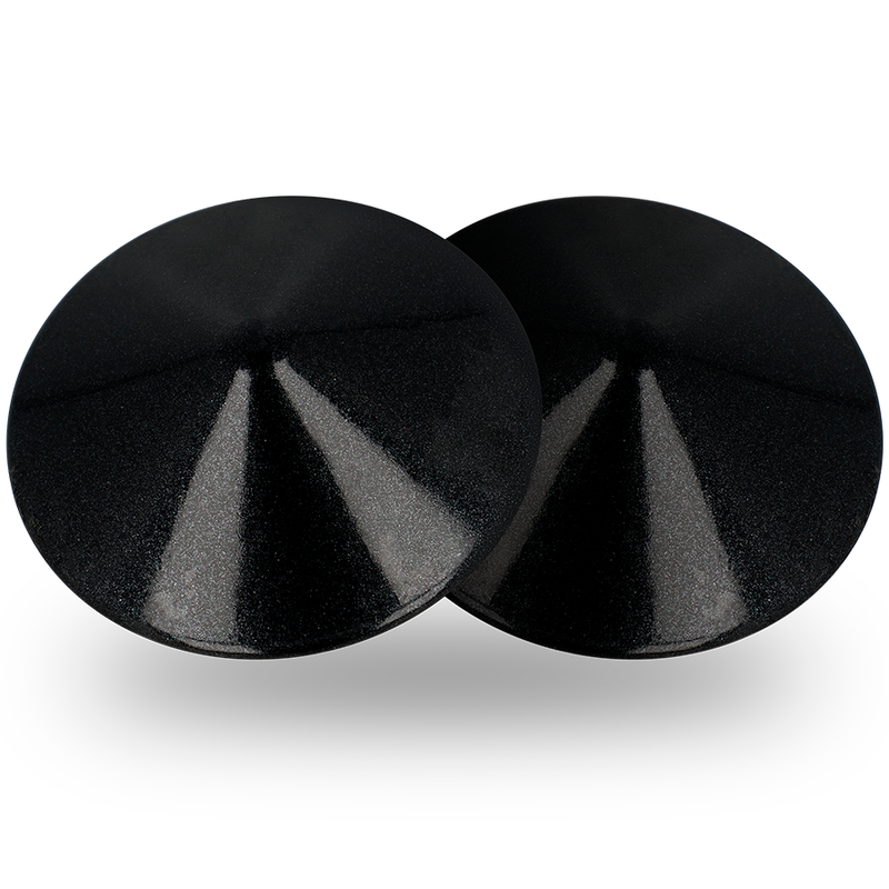 Coquette Chic Desire – Copricapezzoli tondi neri sfaccettati