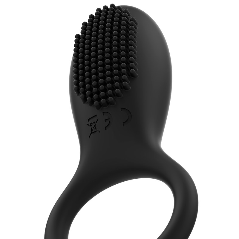 Coquette Chic Desire, aufladbarer Cockring mit Fernbedienung in Schwarz-Gold