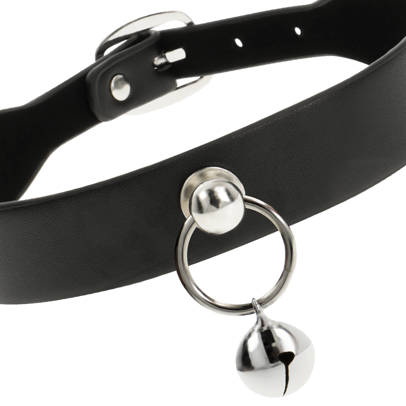 Collar Coquette Chic Desire de material sintético vegano con aro metálico