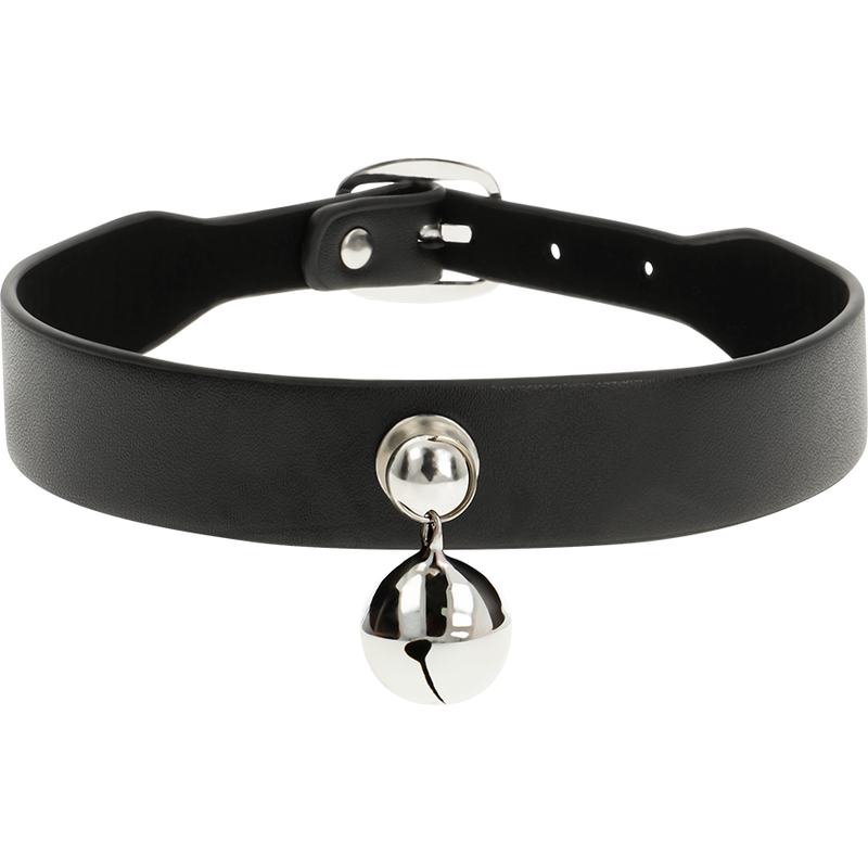Collare in materiale sintetico vegano Coquette Chic Desire con anello, accessorio da donna