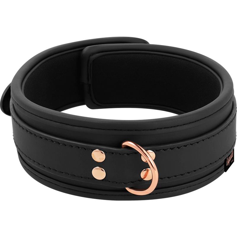 Coquette Chic Desire – Halsband aus veganem Leder mit Armband und Neopren-Futter
