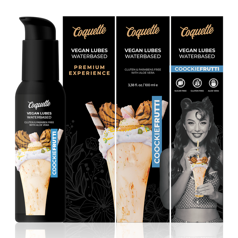 Lubricante vegano Coquette Chic Desire Cookiefrutti, 100 ml