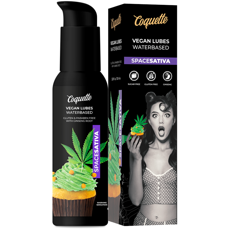 Lubrificante vegano Coquette Chic Desire Premium Experience Space Sativa, 100 ml