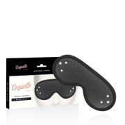 Coquette Chic Desire — Masque fantasy en cuir végan avec doublure en néoprène