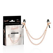 Coquette Chic Desire – Nippelklemmen aus Metall mit Kette