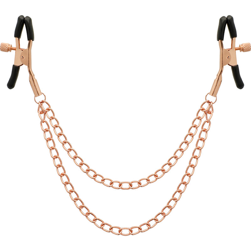 Coquette Chic Desire – Nippelklemmen aus Metall mit Kette