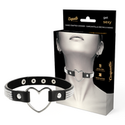 Collar gargantilla Coquette Chic Desire de material sintético vegano con corazón