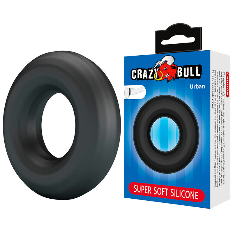 Crazy Bull Urban – Penisring aus Silikon in breiter Scheibenform