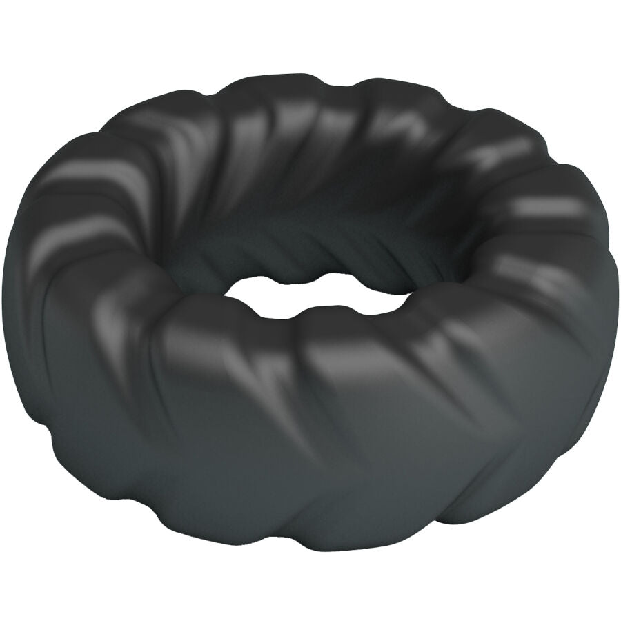 Crazy Bull Jeriko – Anello fallico compatto in silicone a pieghe