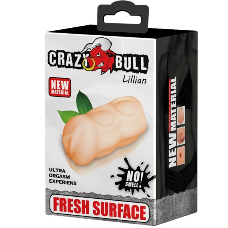 Crazy Bull Lillian – Kompakter Masturbator aus TPR, 13 cm