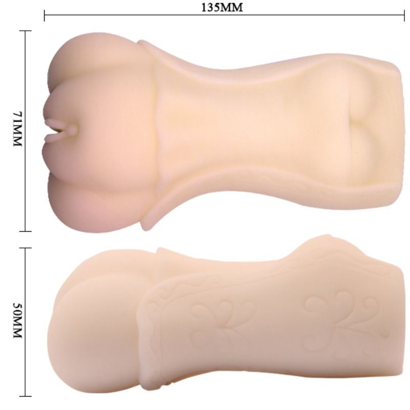 Crazy Bull WaterSkin Nudo – Masturbador con forma de reloj de arena