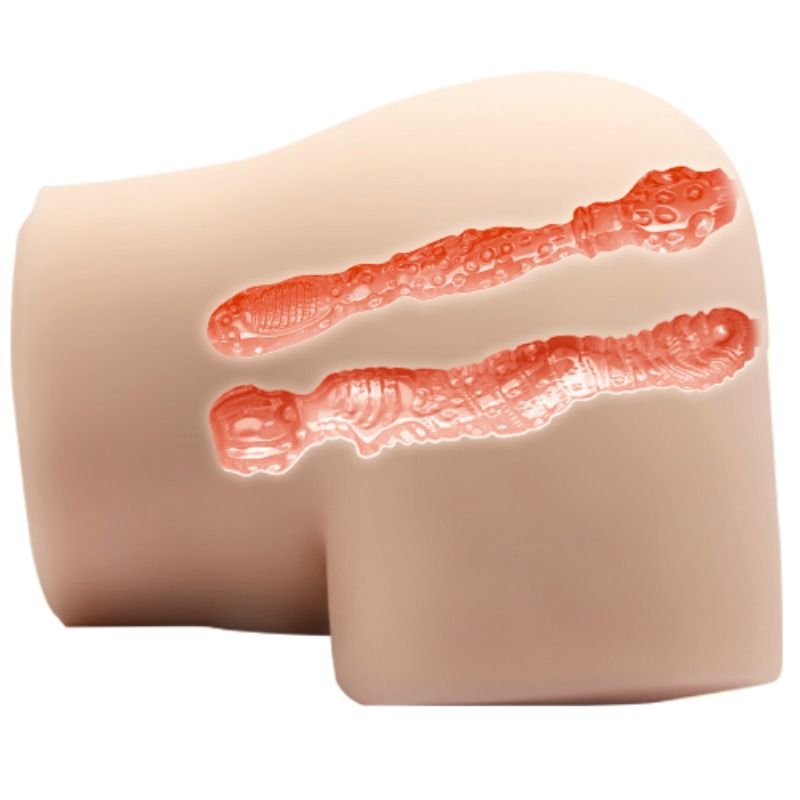 Crazy Bull – Vagina y ano realistas con vibración, posición 4
