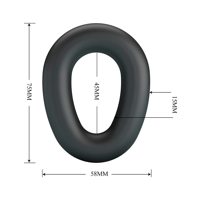 Crazy Bull Vesper – Anillo de silicona para el pene, en gota
