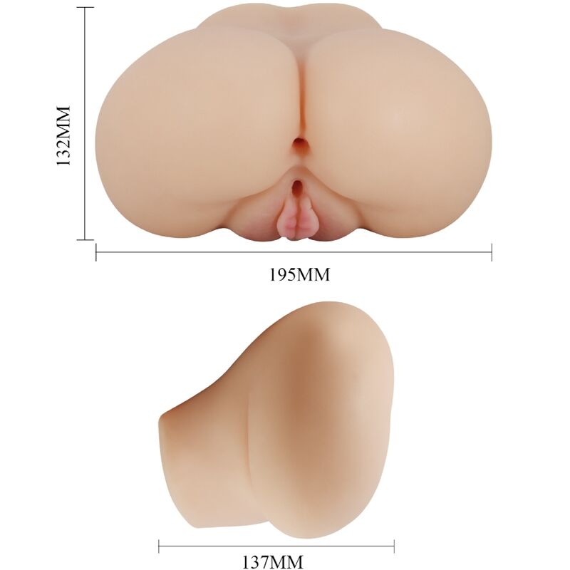 Crazy Bull, vibrador vaginal y anal realista Luna