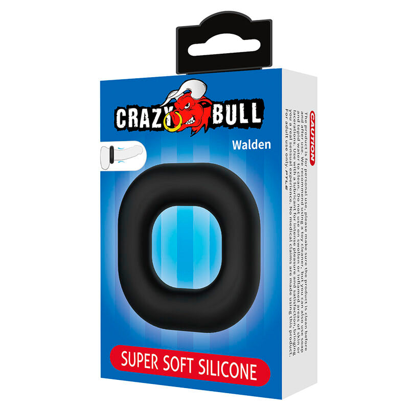 Crazy Bull Walden – Rechteckiger Penisring aus Silikon