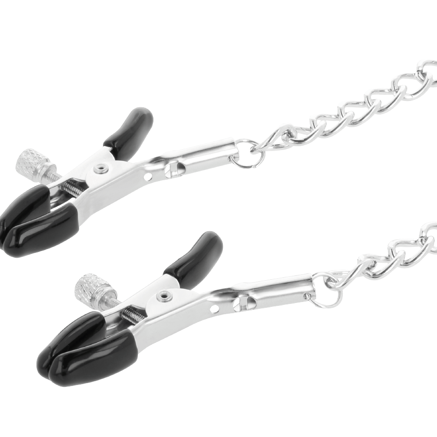 Darkness – Collar con pinzas para pezones