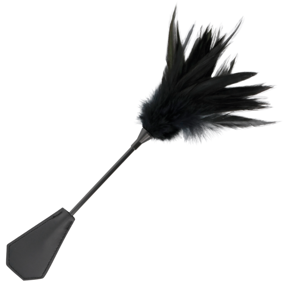 Darkness — Plumeau double embout 48 cm