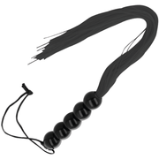 Darkness – Flogger negro de bolas, 45 cm
