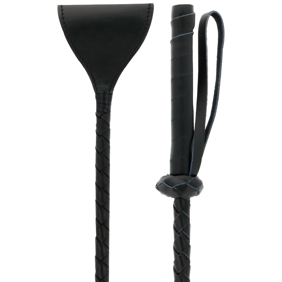 Darkness – Gerte mit breiter Klatsche, 60 cm