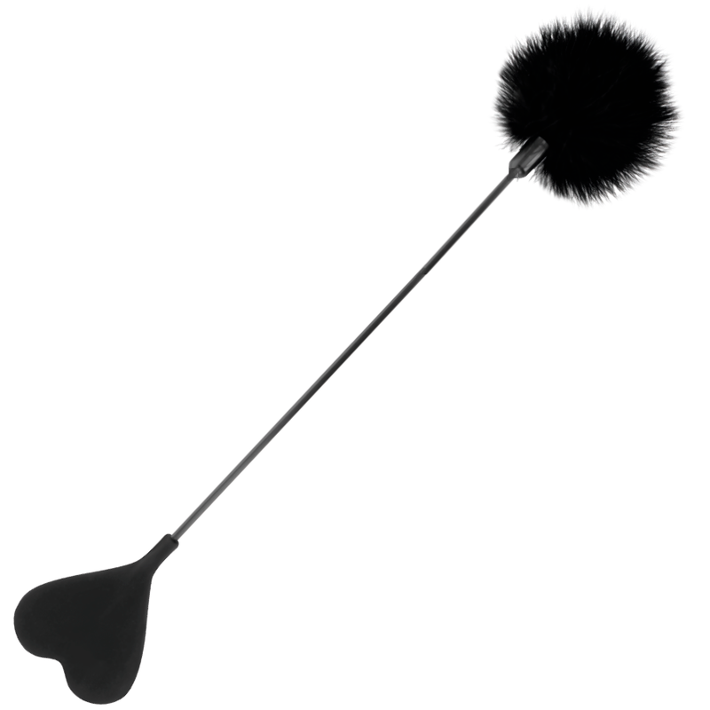 Darkness – Federkitzler mit Herz-Paddle, 40 cm