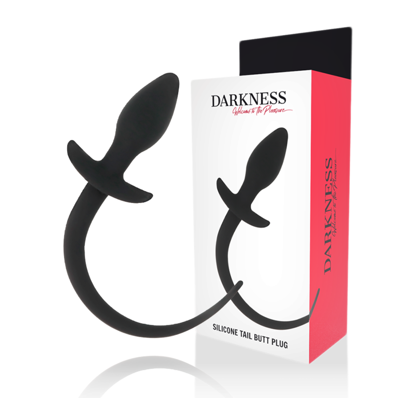 Darkness – Plug anal con cola de silicona