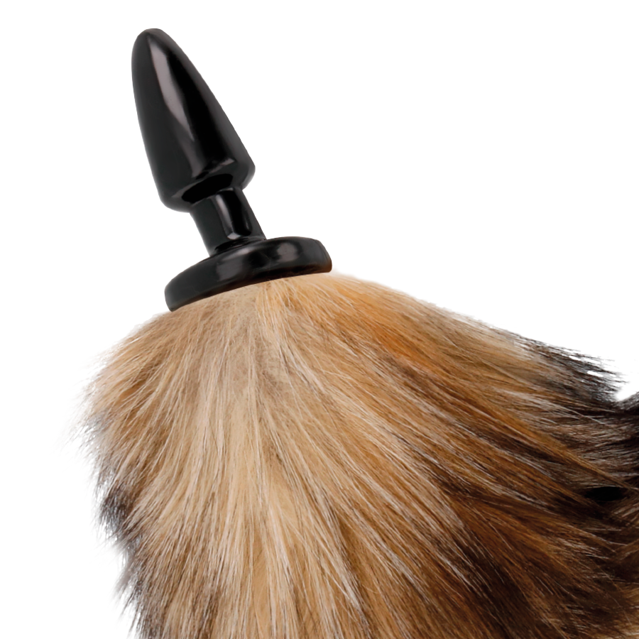 Darkness – Plug anale in silicone con coda fulva