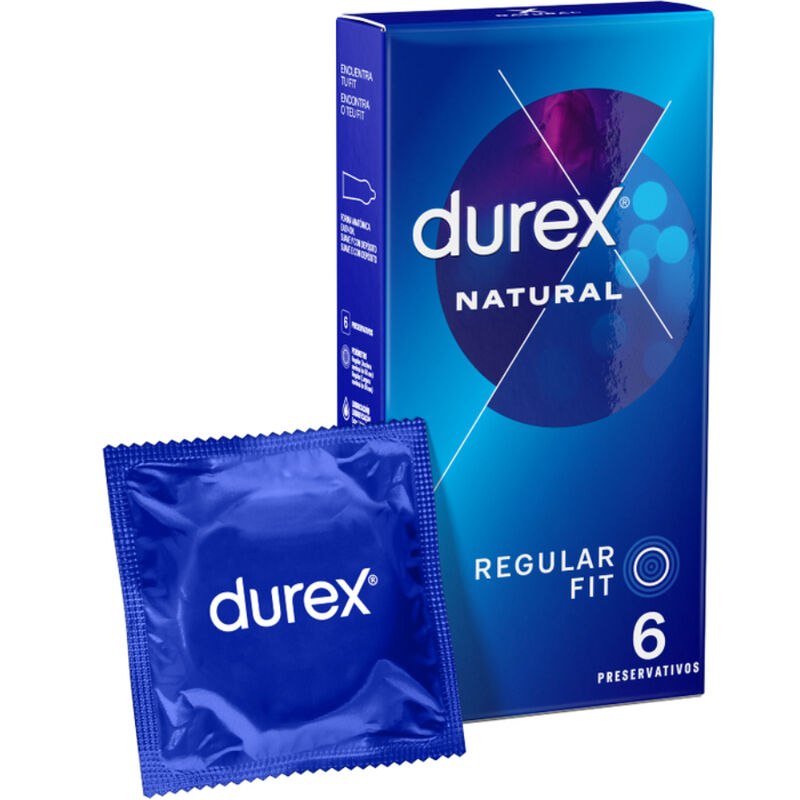 Durex Natural — Préservatifs, 6 unités