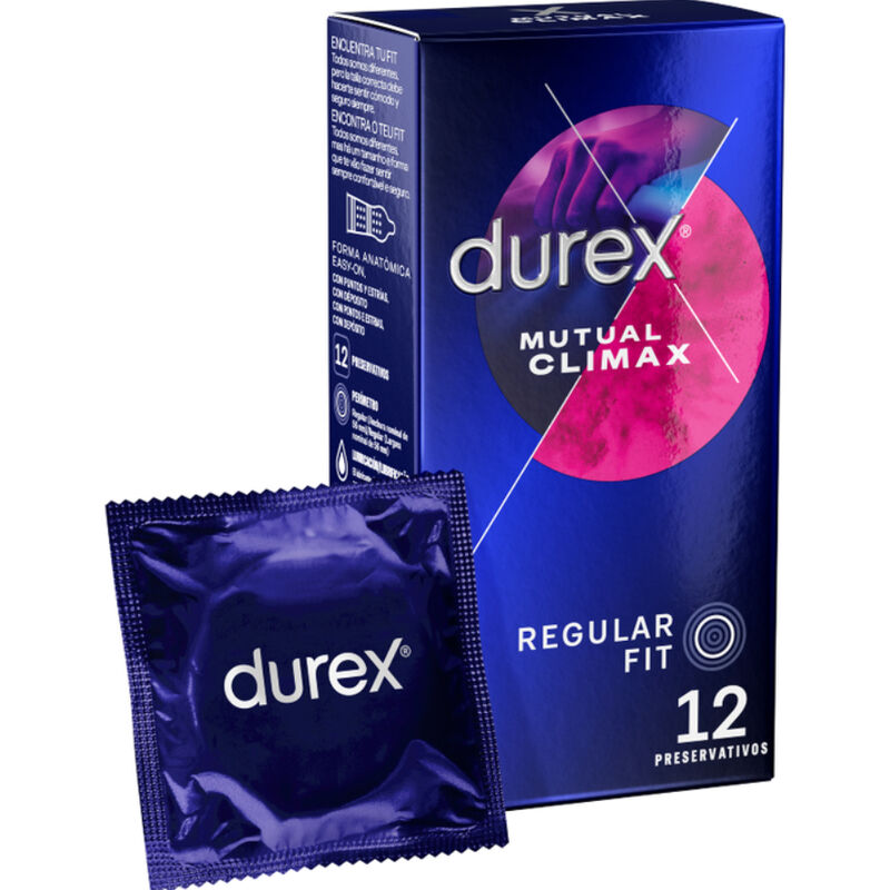 Durex Mutual Climax — Préservatifs, 12 unités