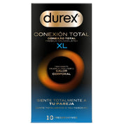 Durex Total Connection XL – Preservativi XL in nitrile, 10 pezzi