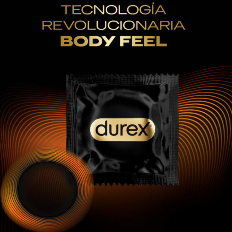 Durex Total Connection XL – Preservativi XL in nitrile, 10 pezzi