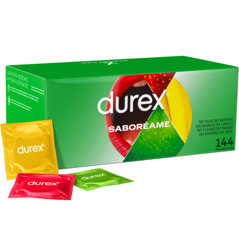 Durex Pleasure Fruits — Préservatifs, 144 unités