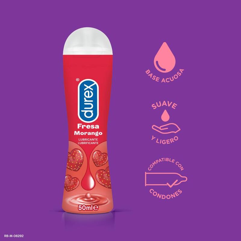 Durex Play – Gel lubrificante alla fragola, 50 ml