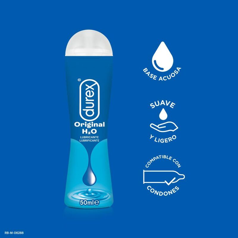 Durex – Lubricante H2O natural Durex Play de 50 ml